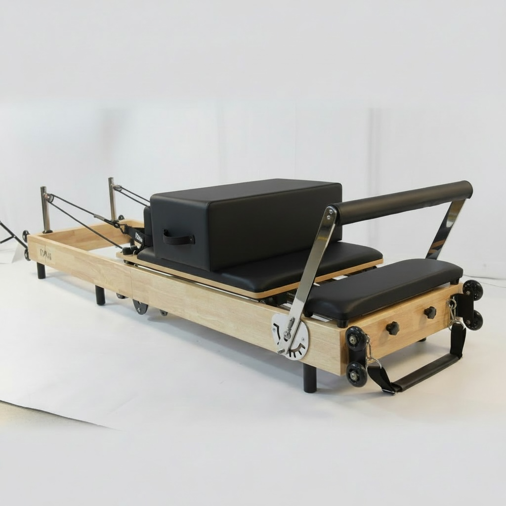 Oak Foldable Reformer in Black