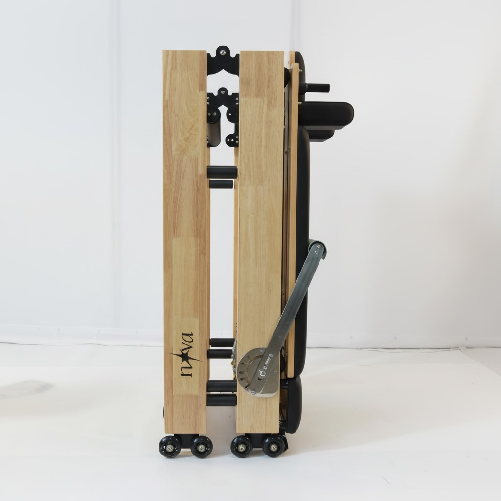 Oak Foldable Reformer in Black