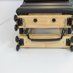 Oak Foldable Reformer in Black